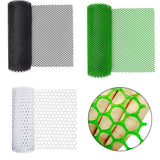 Mesh Tree Trunk Protectors Black 15.7X118 Inch Plastic Garden Netting For Deer Protection Plant Guard Barrier Fence Wrap Green