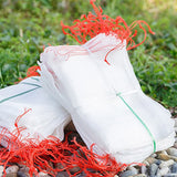 Fruit Protection Bags, Fruit Netting Bags for Fruit Trees Fruit Cover Mesh Bag with Drawstring, Netting Barrier Bags for Protecting Fruit and Vegetables, 1 Pcs, 3.93x5.9 3.93" x 5.9" White