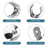 20 Pcs Garden Clips,Heavy Duty Stainless Steel Greenhouse Clamps,Strong Grip Greenhouse Clips,Metal Clips For Netting, Shade Cloth, Plant Cover On Garden Hoops Or Greenhouse Hoops,(20PCS,2.16 in) 20PCS