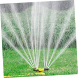 Garden Sprinkler - Lawn Sprinkler - Water Sprinkler - Garden Irrigation - Garden Sprinkler - Circular Sprinkler - Automatic Watering System - 360 Degree Rotation - Irrigation System - Garden Irrigation - Yellow and Black - 1 Piece