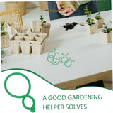 Plant clips - Plant binders - Binding clips - Garden clips - Plant rings - Mounting clips - Plant supports - Vegetable garden accessories - Growing supplies - Climbing plants - Guides - Garden articles - Green - 100 pieces