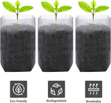 Grow Bags - Gardening - Grow Pots - Vegetable Garden - Seedlings - Plant Bags - Non-woven Grow Bags - Growing Set - Breathable Fleece - Plant Pots - Garden - Sowing - Cuttings - Vegetables - Fruit - Plant Bag - Vegetable Gardening - Sustainable - White -