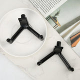 Allecto plus - Tool Hooks for Garden Hanger - Storage Accessories for Garden Tools - 3 Pieces Black - for Shovels and Rakes