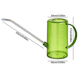 Plants Watering Jug, Portable Flower Mister, 1L Long Neck Sprinkler, Gardening Can, Household Gardening Watering Pot, for Indoor Herbs Vegetables Bonsai Balcony Plants, Outdoor Watering Container Gray