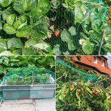 Tutuviw Bird Netting Garden Netting Pest Barrier,Cicada Netting for Garden Against Birds, Deer,Squirrels(13 x 19.8ft Green)