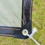 Clear Tarps Heavy Duty, Waterproof Tarpaulin Cover Greenhouse Garden Plant Patio 5 x 6.5FT 5*6.5ft