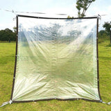 Clear Tarps Heavy Duty, Waterproof Tarpaulin Cover Greenhouse Garden Plant Patio 5 x 6.5FT 6.5*13ft