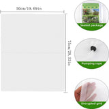 Darzheoy 1 Pack Garden Mesh Netting for Plants, 19.7 x 29.5 Inch Insect Bird Barrier Netting Mesh with Drawstring, Tomato Plant Cover Fruits Tree Netting Bags Protection for Vegetables 47.3" x 59" 1 Pack