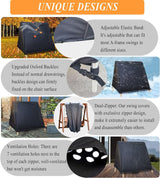 Swing Cover A-Frame Swing Covers Waterproof UV Resistant Weather Protector for Outdoor Courtyard Patio Furniture 72x67x55 Inch
