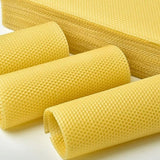 30Pcs Honeycomb Foundation Bee Wax Foundation Sheets Paper Candlemaking Beeswax Flakes Beekeeping Tool