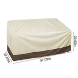 Patio Loveseat Cover Heavy Duty Outdoor Furniture Protector Water Resistant Sun Protection Durable Furniture Cover for Garden and Yard Use