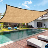 Square Shade Cloth with Grommets - Durable Sunblock Mesh Tarp for Garden, Patio, Greenhouse, Pergola & Chicken Coop Cover, UV Resistant & Breathable
