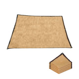 Square Shade Cloth with Grommets - Durable Sunblock Mesh Tarp for Garden, Patio, Greenhouse, Pergola & Chicken Coop Cover, UV Resistant & Breathable