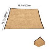 Square Shade Cloth with Grommets - Durable Sunblock Mesh Tarp for Garden, Patio, Greenhouse, Pergola & Chicken Coop Cover, UV Resistant & Breathable
