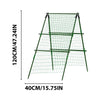 Trellis for Climbing Plants Outdoor,16 inX47 in A-Frame Cucumber Trellis for Raised Bed with Climbing Net, Garden Trellis for Climbing Plants for Cucumber,Tomato, Grapes and Flowers