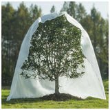 7.87 X 6.56 Ft Plant Covers Freeze Protection, Plant Covers for Winter Outdoor Plants with Drawstring and Zipper, Winter Plant Covers Freeze Pprotection for Protect Trees Shrubs from Cold Frost