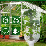7.87 X 6.56 Ft Plant Covers Freeze Protection, Plant Covers for Winter Outdoor Plants with Drawstring and Zipper, Winter Plant Covers Freeze Pprotection for Protect Trees Shrubs from Cold Frost