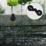 100 Pcs Clips for Shade Cloth Shading Net Clips of Mounting Anti-UV Treated for Brise Vue Clips of Mounting for Tarp for Cloture