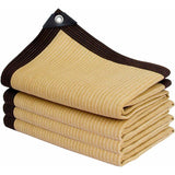 Rectangular Shade Net, Outdoor Lightweight Shade Cloth for Awning Pool Garage, Shade Cloth with Heavy Duty Grommets, Beige, 3 x 6m