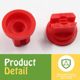12Pcs Flat Fan Spray Tip 110 Degree Plastic Spray Nozzle Tip Fan Shaped Atomizing Nozzle Agriculture Greenhouse Sprayer Equipment