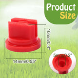 12Pcs Flat Fan Spray Tip 110 Degree Plastic Spray Nozzle Tip Fan Shaped Atomizing Nozzle Agriculture Greenhouse Sprayer Equipment