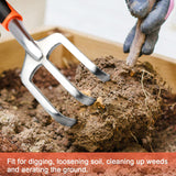 Hand Rake Garden Tool, Heavy Duty Hand Cultivators for Gardening, Small Garden Claw Tool Garden Handrake with Ergonomic Handle, Weed Rake Cultivator Tool for Cultivating, Loosening, Weeding