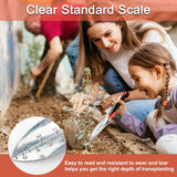 Hand Rake Garden Tool, Heavy Duty Hand Cultivators for Gardening + Garden Shovel Trowel Garden Tool with Measurement Mark