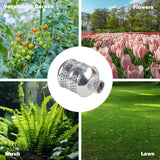 2 Pack Bubbler Sprinkler Heads, Aluminum Diffuser Flood Nozzle for Delicate Watering, Gentle Garden Metal Watering Soaker Sprinkler for Plants Garden Lawn Yard