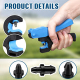 51 Pcs Drip Irrigation Hole Punch Tool Set, Drip Irrigation Punch Tool 50 Pcs 1/4 Inch Goof Plugs for Outdoor Garden Lawn Pipe System Hose Tubing(Fresh Style)