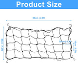 2 x 4Ft Trellis Netting with Hook, Heavy Duty Stretchy Scrog Plant Net Support for Indoor Outdoor Garden Plant Growing Tents