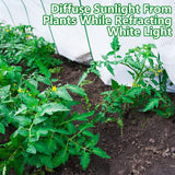 15 x 10 Ft Plant Sun Protection Cloth, Garden Plant Shade Cloth, Non-Woven White Light Refraction Sunshade Cloth for Protecting Plants Vegetable Rows from Direct Sunlight