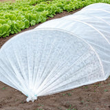 15 x 10 Ft Plant Sun Protection Cloth, Garden Plant Shade Cloth, Non-Woven White Light Refraction Sunshade Cloth for Protecting Plants Vegetable Rows from Direct Sunlight