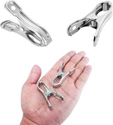 40 Pack Stainless Steel Plant Clips Strong Grip Garden Clamps for Greenhouse Netting Plant Support Greenhouse Accessories