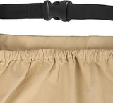 Adjustable Garden Apron with Pockets - Reusable Harvest Pouch for Fruit Picking - Portable Khaki Garden Tool Bag
