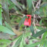 40 Pcs 90 Degree Plant Trainers Reusable Support Clips for Tomatoes Fruit Trees Greenhouse Use Red