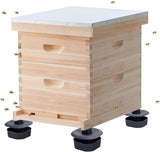 3 Sets/12Pcs Beehive Stands- Sturdy Beehive Feet Stands- Beehive Base Beekeeping Hive Support Tools for Outdoor Garden Beekeeper Workshop