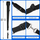 Garden Tools Set, 3 Pack Heavy Duty Gardening Tools Set + Trimmer Shoulder Strap for Weed, Adjustable Shoulder Straps Pads