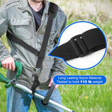 Garden Tools Set, 3 Pack Heavy Duty Gardening Tools Set + Trimmer Shoulder Strap for Weed, Adjustable Shoulder Straps Pads