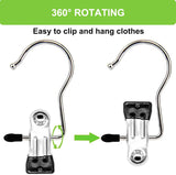 Laundry Hooks Hanging Clips Clothes Pins Closet Hanger Organizer + Garden Tools Sets, Gardening Tool Set with 39.3 in Repotting Mat