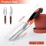 Garden Shovel Trowel Garden Tool with Measurement Mark + Garden Tools Sets, Gardening Tool Set with 39.3 in Repotting Mat
