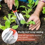 Garden Shovel Trowel Garden Tool with Measurement Mark + 2 Pack Heavy Duty Gardening Tools Set