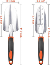Garden Tools Set, 3 Pack Heavy Duty Gardening Tools Set + Garden Shovel Trowel Garden Tool Set, 2 Pack Heavy Duty Gardening Tools Set
