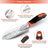 Garden Shovel Garden Hand Trowel, Heavy Duty Hand Shovel with Ergonomic Handle Garden Shovel Trowel + Garden Tool Set, 2 Pack Heavy Duty Gardening Tools Set