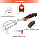 Garden Tools Set, 3 Pack Heavy Duty Gardening Tools Set + Garden Tool Set, 2 Pack Heavy Duty Gardening Tools Set