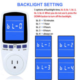 Upgraded Watt Power Meter Plug Home Electrical Usage Monitor Consumption+Garden Shovel Trowel Garden Tool with Measurement Mark