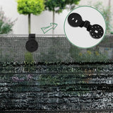 Shade Cloth Heavy Duty Lock Grip, 2023 New Shade Cloth Plastic Clips Windproof Awning Clamp Grip, Greenhouse Shade Cloth Fix Clamp Tent Clips Accessory for Garden Netting Sun Shade Net (Black-50 Pcs)
