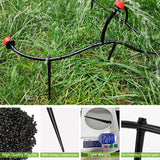 Petluno 100 Pieces Irrigation Dripper Stakes, Dripper Support for Irrigation, for 4/7 mm Hose, Vegetable Gardens, Plants or Flower Beds mm - pieces