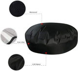 Patio rocking chair Cover waterproof Oxford fabric heavy Veranda lounge garden chair outdoor furniture protective cover (black)