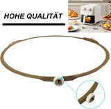 Universal microwave rotating ring - 22cm khaki plastic touch control 50g benchtop defrost, reheat, high, medium, low