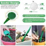 Manual clod crusher, 2 inch ground blocking with sowing tool sets, plant tool set for planting, sowing, growing, greenhouse (8 pieces) M
